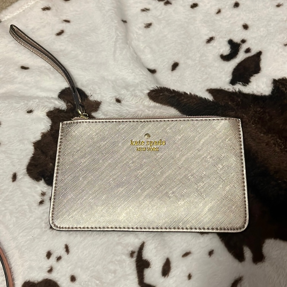 Kate Spade Wallet—Rose Gold and Gold
